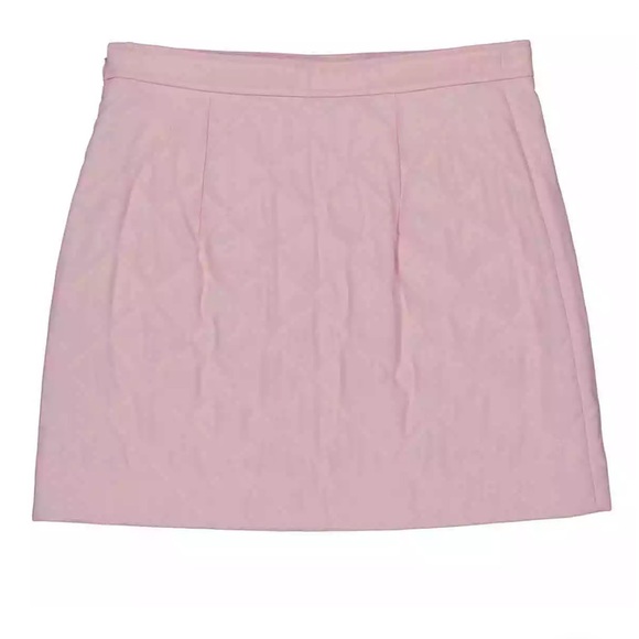 NEW Pink Burberry Quilted Miniskirt Skirt - Picture 4 of 7